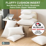 [SG Stock] WOODLES Cushion Insert Square Rectangle Pillow Filling for 45x45cm 50x50cm 30x50cm 35x55c