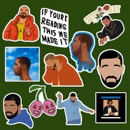 Drake Stickers | Vinyl Matte Laminated Waterproof and Scratchproof Waterproof Sticker