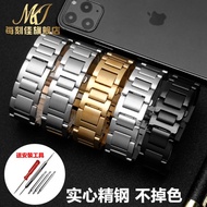 Suitable For Cartier Blue Balloon Watch Strap Steel Strap Cartier Steel Bracelet Men's And Women's P