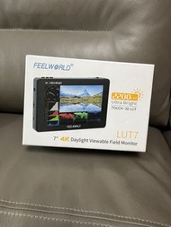 🔥最後 LUT7 FeelWorld 7" 3D LUT 4K HDMI 全高清攝影監視器 (Tag: 富威德 F5ProV2 F5Pro ProV2 數位單眼相機 3D LUT F970 外接套件 安裝電源無線傳輸 4K HDMI 輸入輸出 5V Type-c 輸入 傾斜臂 錄影 影樓 拍照 影相 攝錄 戶外 室內 影樓 拍攝 燈 Studio Outdoor light indoor 打燈 攝製 設備 Video Youtuber KOL 網紅 直播 拍片)