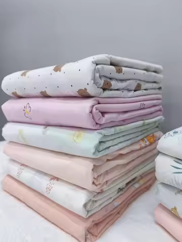 Pure Cotton Fabric Duvet Cover Inner Core Case Bedding Quilt Cover Allergy Free Hypoallergenic Breat