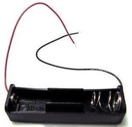 【666】A190=1節3.7V 18650電池盒帶紅黑線 帶線電池盒鋰電池盒 充電串聯使用 尺寸75.8*21.6*1