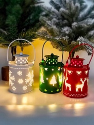 1 件 Led 蠟燭燈,北歐風格聖誕主題電子蠟燭裝飾裝飾品