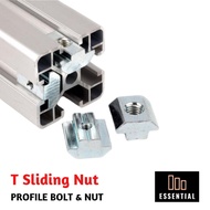 T Sliding Nut T Slot Nut T Sliding Block Square Nut Profile Nut for 20/30/40 Series Aluminium Profil