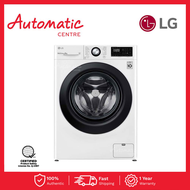 LG FV1208D4W 8kg/5kg Combo Washer & Dryer Inverter with AI Direct Drive, Turbo Wash and Spin Dry Fun