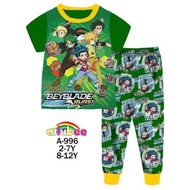 Pyjamas Beyblade Ailubee 6m - 12y (Ready Stock in Malaysia)