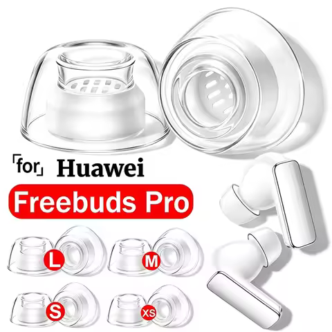 Crystal Latex Ear Tips for Huawei Freebuds Pro 5/Pro 4/Pro 3/Pro 2 Anti-slip EarTips Dustproof Ear P