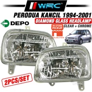 Depo Perodua Kancil 1994 - 2001 Diamond Glass Headlamp ( Chrome )