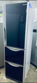 三門日立雪櫃 二手電器/冰箱 可自動制冰 包送貨安裝Three-door Hitachi refrigerator