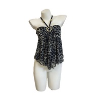 DUNEA Leopard Print Halter Cami