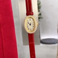 Real Shot❤ T Texture New Style Kajia Full Diamond Ladies Quartz Waterproof Belt Watch Bathtub Series