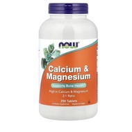NOW Foods Calcium And Magnesium Health Supplement Bone Health 250 Caps