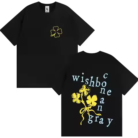 Hot Singer Conan Gray Wishbone 2025 Tshrit Harajuku Tshrits Double Sided Print High Quality Aestheti