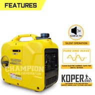 promo Genset Silent 1000 Watt Champion Silent Inverter CEM 1500IS / Genset Mini Portable 1000 1200 W