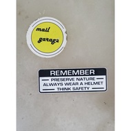 HONDA Remember Sticker Tank DetailHONDA C70 C50 S90 Cb100 Cb125 Gl100 Gl125