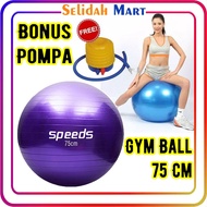 Gym BALL GYMBALL GYM BALL FITNESS BALL YOGA 75CM - BONUS Pump: Very Thick