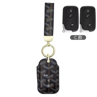 เคสกุญแจรถยนต์สำหรับผู้หญิง BYD Han Key Cover ลายพิมพ์ Sea Otter สำหรับรถยนต์ ดีไซน์ อุปกรณ์ตกแต่งภา