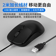USB Mouse Wired Extension Cable 2m Bullshit King Style Left-Handed Mouse Universal Notebook Desktop 
