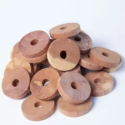 10Pcs/Set Cedar Block Deterrent Fresh Odour Insect Wardrobe Health Natural Clothes Camphor Insect Re
