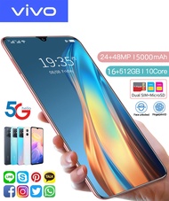 Vivo Y33S Cellphone Original big sale 2023 Phone Android Smart Phone Brand New 5G Mobile Phone 16GB+512GB 6.7inch HD Camera Fingerprint Unlock Gaming phone COD xiaomi oppo samsung realme vivo infinix