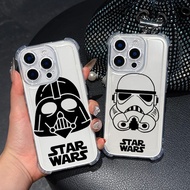 Star-Wars Stormtrooper Helmet Clear Phone Case For Samsung A57 A37 A56 5G A55 A54 A53 A17 A16 A15 A0