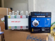 ATS Chuyển nguồn 4P 125A Nakasi-II Cầu dao chuyển nguồn tự động 3 pha 4 cực 100A