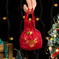YQ Christmas Apple Bag Christmas Eve Flannel Christmas Eve Fruit Packaging Box Gift Small Candy Bag Box Gift Box