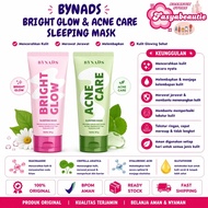 BYNADS SLEEPING MASK SALMON DNA BPOM APPROVED 3 IN 1 MASK MOISTURIZER SLEEPING MASK BYNADS