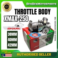YAMAHA XMAX250 X MAX XMAX RACING THROTTLE BODY WITH PIPE 38MM 40MM 42MM RACING SHARK HIGH QUALITY