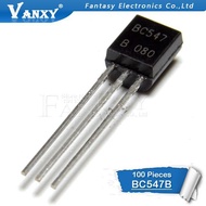 100pcs BC547B TO-92 BC547 TO92 547B new triode transistor