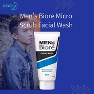 Men's Biore Micro Scrub Facial Wash made in Japan