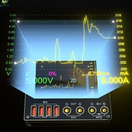 [Fast delivery] C09 I2C waveform ammeter, 0-40V input dual channel voltage and current tester
