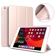 KENKE iPad case TPU silicone soft cover Anti-drop Case Honeycomb heat dissipation three-fold support without pencil slot for iPad 9th 7th 8th generation cover ipad 10.2 case