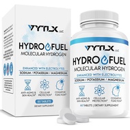 Hydrogen Water Tablets with Electrolytes | 12 PPM Molecular H2 Tablets for Drinking Water | Efferves
