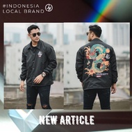 Coach Jacket COACH WINDBREAKER Parachute ORIGINAL INDIGO & WOLV PACK JAPAN