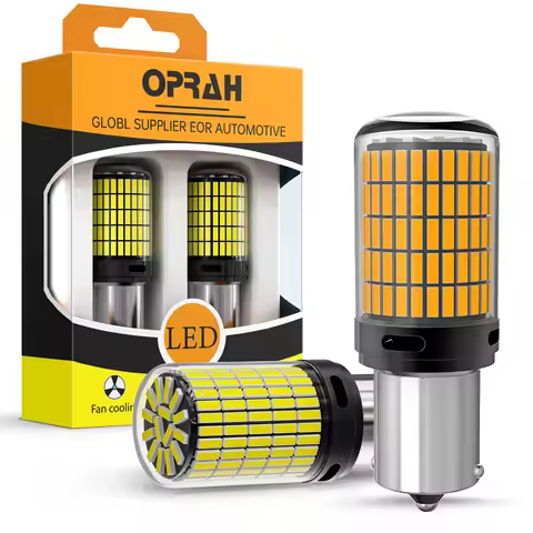 2PCS 1156 BA15S P21W BAU15S PY21W 7440 W21W P21/5W 1157 BAY15D 7443 3157 LED Bulbs 150smd CanBus Lam