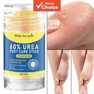 Water Ice Levin 60% Urea Foot Care Stick 45g/1.59oz, 2% Salicylic Acid to Soften Cracked Heels and C