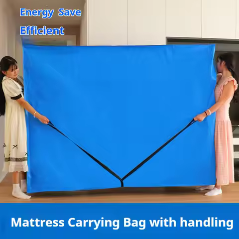 Mattress Protector Waterproof Mattress Cover Queen Mattress Storage Bags with Handles and Zipper ,Th