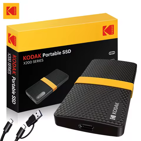 KODAK X200 External SSD Hard Drive USB3.1 Mini Portable SSD 256B 512GB 1TB For Laptops Smartphone PS