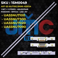 Backlight TV SAMSUNG 55 Inch UA55NU7100 UA55NU7090 55NU7020 UA55NU7300 UA55RU7100 A0T-55-NU7100 BN96