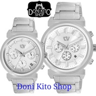 Jam Tangan Couple Christ Verra Original 71116G/L-11 SLV Garansi Resmi