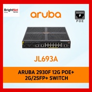 JL693A - HPE Aruba 2930F 12G PoE+ 2G/2SFP+ Switchhh