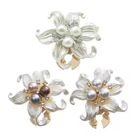 Cufflink Button 1PC Floral Cufflinks Elegant Fashionable Coat Versatile Decorative Button Perfect fo