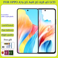 Original for OPPO A79 5G LCD A98 5G A58 4G LCD LCD Display Touch Screen With Frame Replacement
