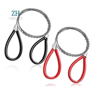 2 PC PVC Pipe Cable Saw Stainless Steel Wire Saw Hand Pocket String Rope Saw Emergency Survival Wire
