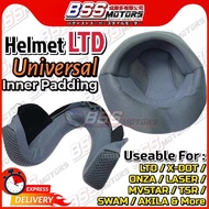 LTD Helmet Padding Replacement XDOT G518 G618 LTD / X-DOT / ONZA / LASER / MVSTAR / TSR / SWAM / AKI