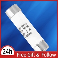 Supergoodsales 10Pcs High Breaking Capacity Cylinder Fuse with Indicator Device 10x38 380-500VAC 2A