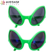 MIOSHOP Green Alien Glasses Funny Party Favors Christmas Alien Sunglasses