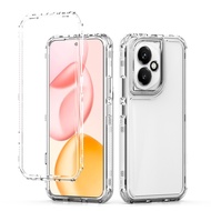 Thicken Acrylic 3 IN 1 Transparent Phone Case for Huawei Honor 400 90 Lite Magic 7 6 5 Lite X9B X9A 