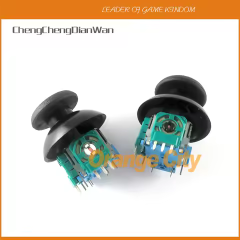 2sets Original 3D Joystick with original joystick cap Axis Analog Sensor Module Replacement for Play